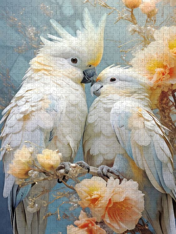 Produktbild: CALVENDO Puzzle Tierportrait Malerei | 2000 Teile Lege-Gr&ouml;&szlig;e 90x67cm Foto-Puzzle f&uuml;r gl&uuml;ckliche Stunden
