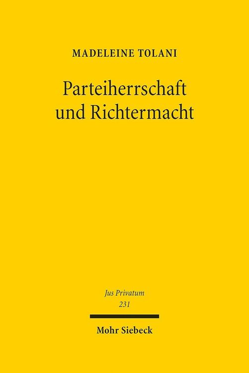 Produktbild: Parteiherrschaft und Richtermacht