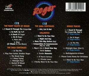 Produktbild: Roger: Many Facets Of Roger/The Saga Continues...