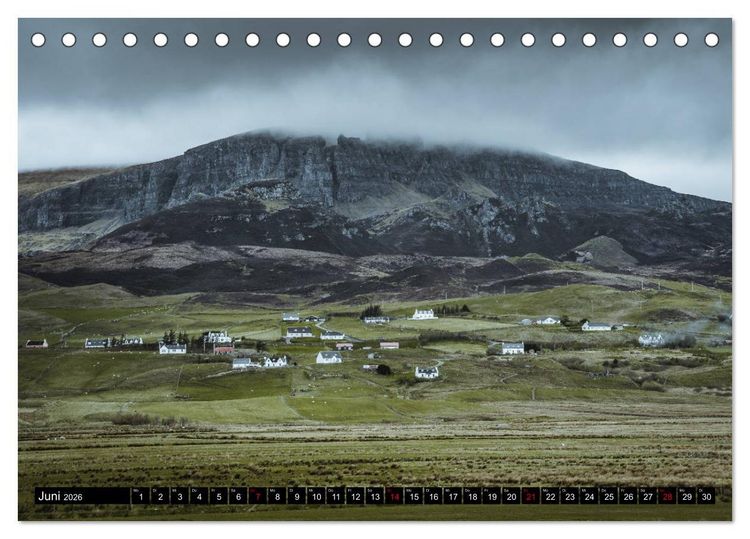 Produktbild: Isle of Skye - so sch&ouml;n kann schlechtes Wetter sein (Tischkalender 2026 DIN A5 quer), CALVENDO Monatskalender