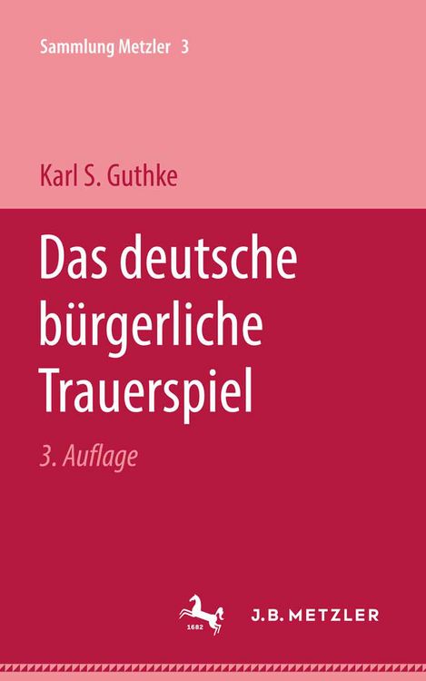 Produktbild: Das deutsche b&uuml;rgerliche Trauerspiel