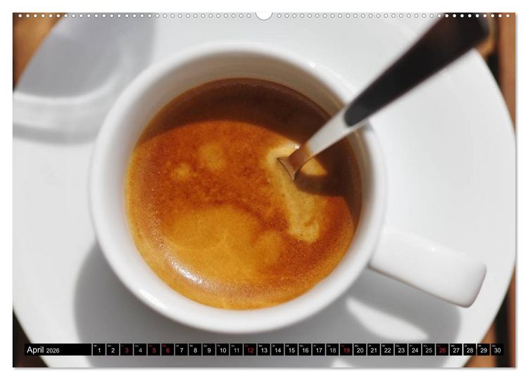 Produktbild: Espressozeit (Wandkalender 2026 DIN A2 quer), CALVENDO Monatskalender