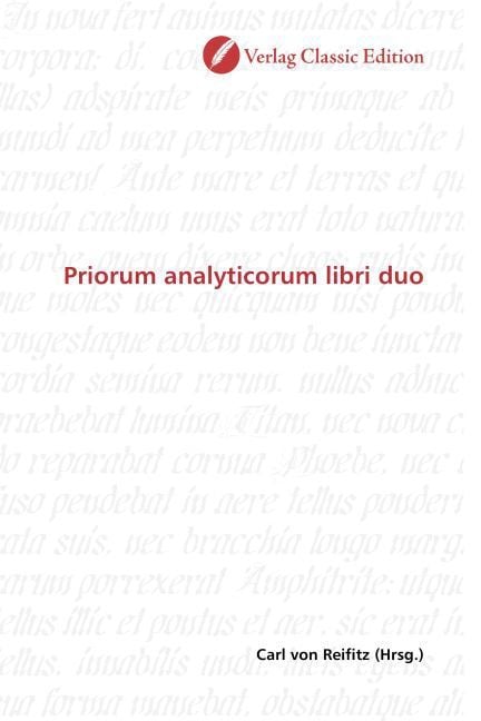 Produktbild: Priorum analyticorum libri duo