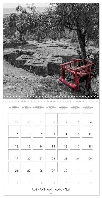 Produktbild: Red spots around the world (Wall Calendar 2027 12 &times; 12 Inch) CALVENDO 12 Month Wall Calendar