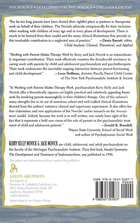 Produktbild: Working with Parents Makes Therapy Work