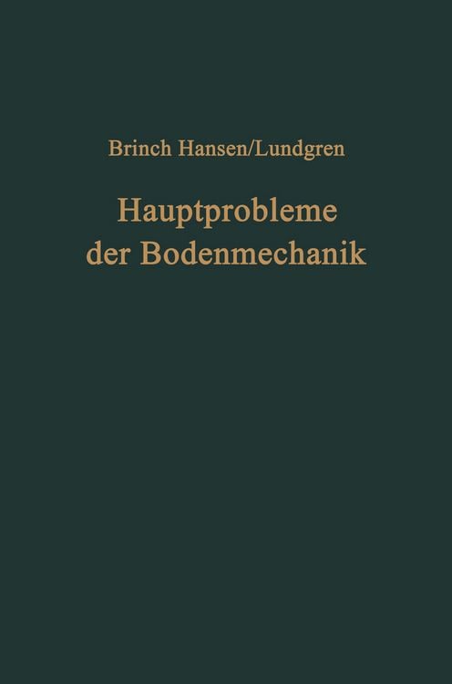 Produktbild: Hauptprobleme der Bodenmechanik