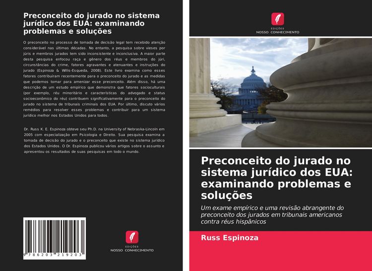 Produktbild: Preconceito do jurado no sistema jur&iacute;dico dos EUA: examinando problemas e solu&ccedil;&otilde;es