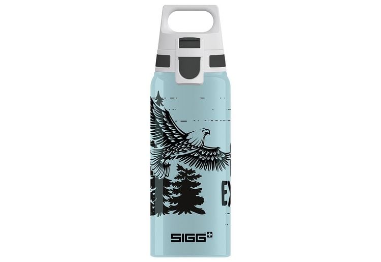 Produktbild: SIGG BRAVE EAGLE 0.6 L Trinkflasche ALU mit WMB ONE TOP, BPA frei, Auslaufsich