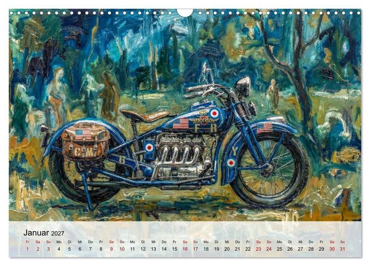 Produktbild: Kult-Motorr&auml;der der USA (Wandkalender 2027 DIN A3 quer), CALVENDO Monatskalender