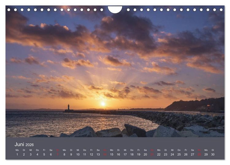 Produktbild: Ostsee - Perlen aus Mecklenburg-Vorpommern (Wandkalender 2026 DIN A4 quer), CALVENDO Monatskalender