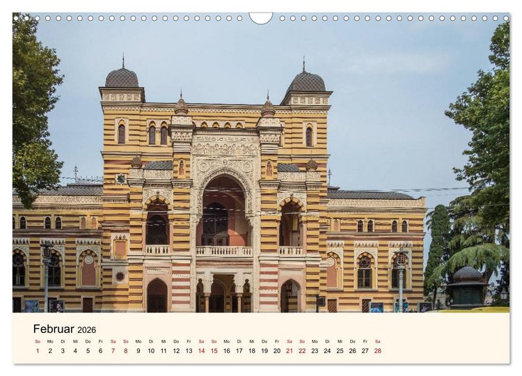 Produktbild: Tiflis - Die Metropole Georgiens (Wandkalender 2026 DIN A3 quer), CALVENDO Monatskalender