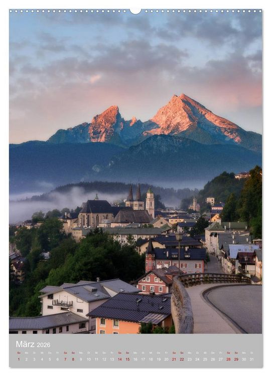 Produktbild: Deutsche Alpenmomente (hochwertiger Premium Wandkalender 2026 DIN A2 hoch), Kunstdruck in Hochglanz