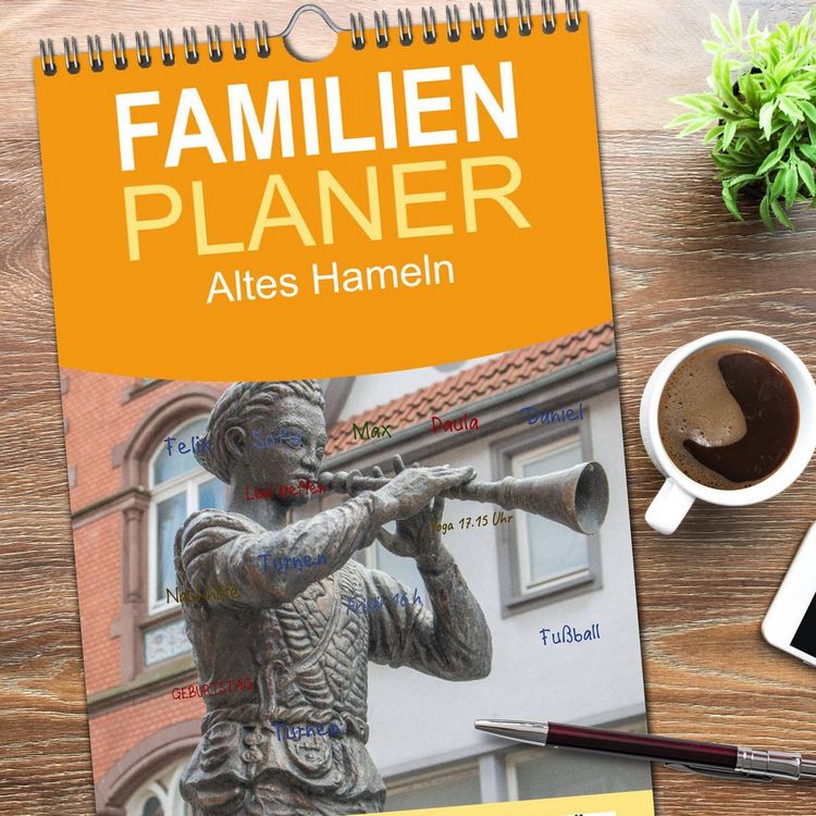 Produktbild: Familienplaner 2026 - Altes Hameln mit 5 Spalten (Wandkalender, 21 x 45 cm) CALVENDO