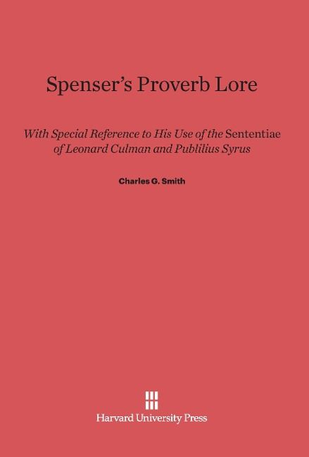 Produktbild: Spenser's Proverb Lore