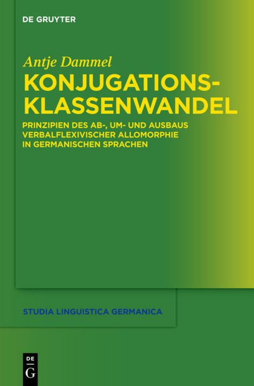 Produktbild: Konjugationsklassenwandel