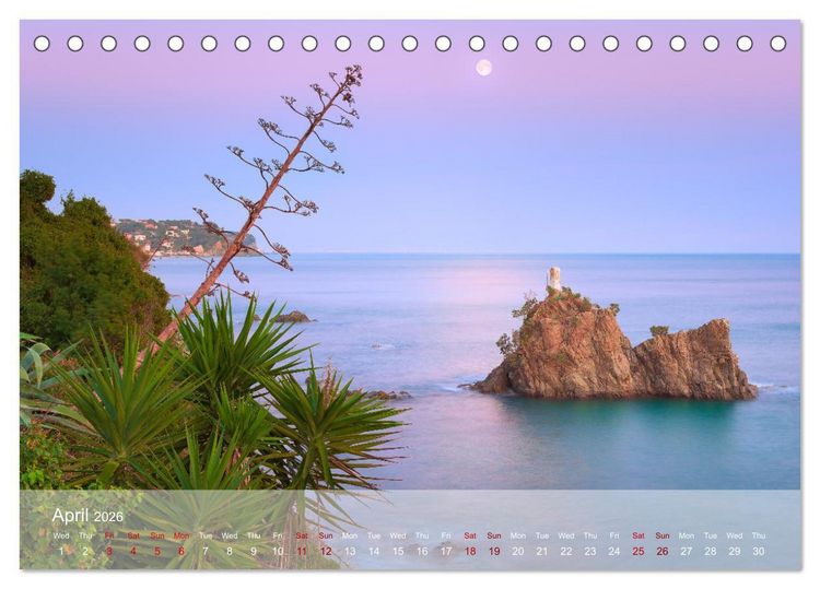 Produktbild: Beautiful Seascapes (Desk Calendar 2026 DIN A5 landscape), CALVENDO 12 Month DeskCalendar