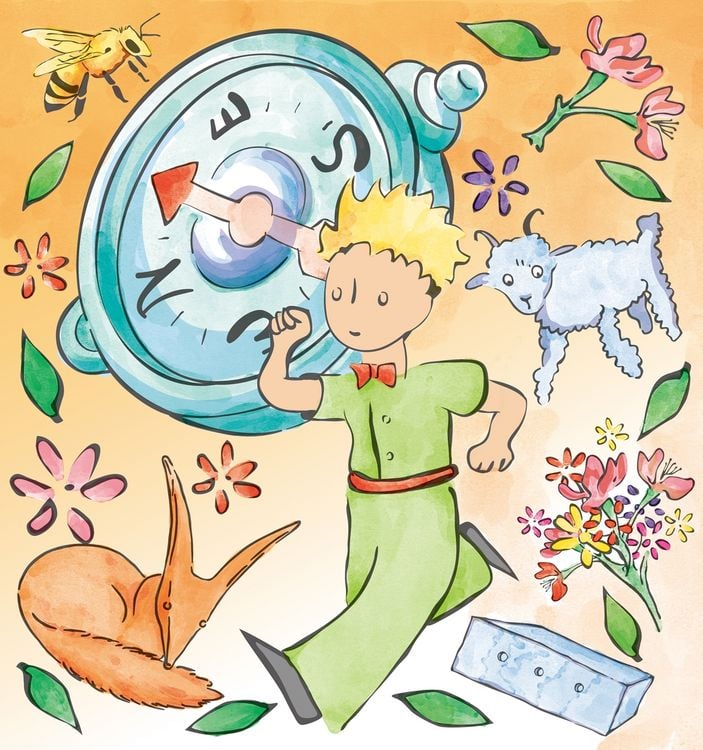Produktbild: AVENIR - Wassermalfarben-Buch Kleiner Prinz