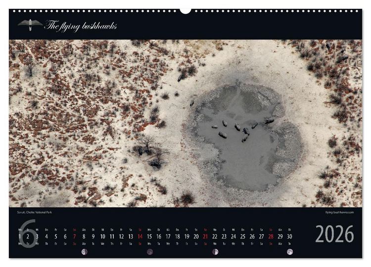 Produktbild: Botswana Blickwinkel 2026 (hochwertiger Premium Wandkalender 2026 DIN A2 quer), Kunstdruck in Hochglanz