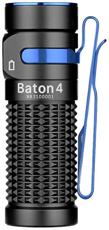 Produktbild: OLight Baton 4 LED Taschenlampe akkubetrieben 1300lm 35h 53g