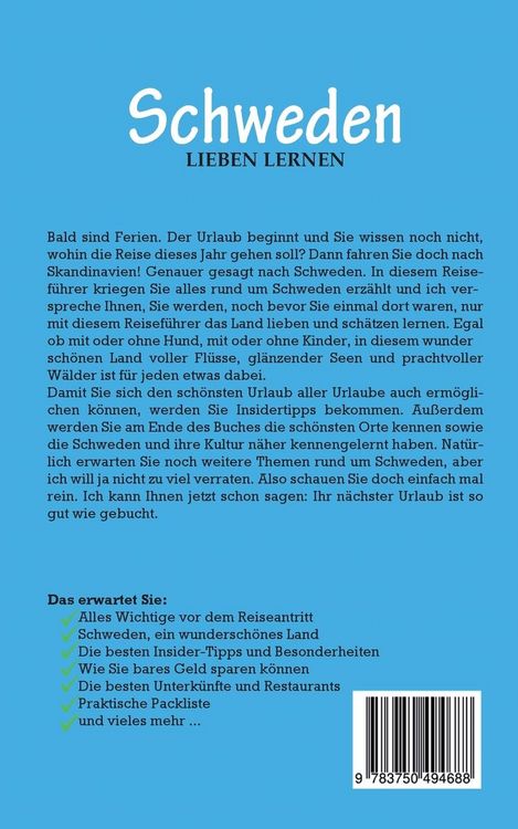 Produktbild: Schweden lieben lernen: Der perfekte Reisef&uuml;hrer f&uuml;r einen unvergesslichen Aufenthalt in Schweden inkl. Insider-Tipps und Packliste