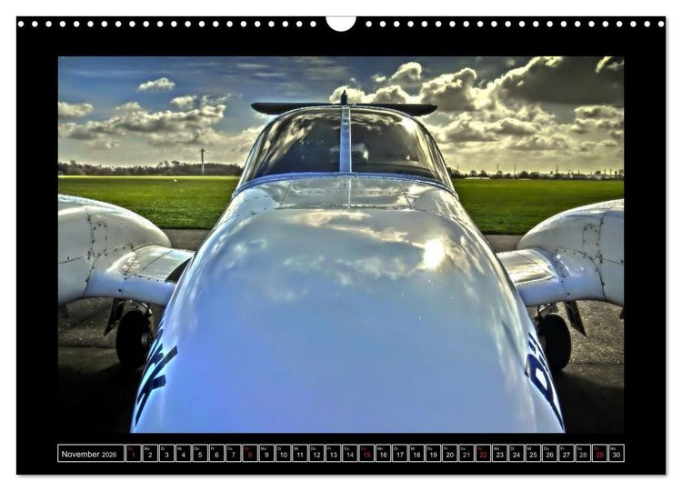 Produktbild: Farbe rund ums Flugzeug! (Wandkalender 2026 DIN A3 quer), CALVENDO Monatskalender