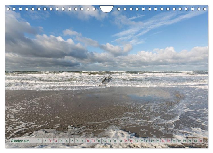 Produktbild: Mecklenburg Vorpommern - Wasser und Meer (Wandkalender 2026 DIN A4 quer), CALVENDO Monatskalender