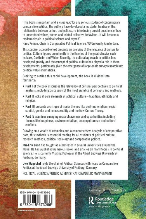 Produktbild: Culture and Politics
