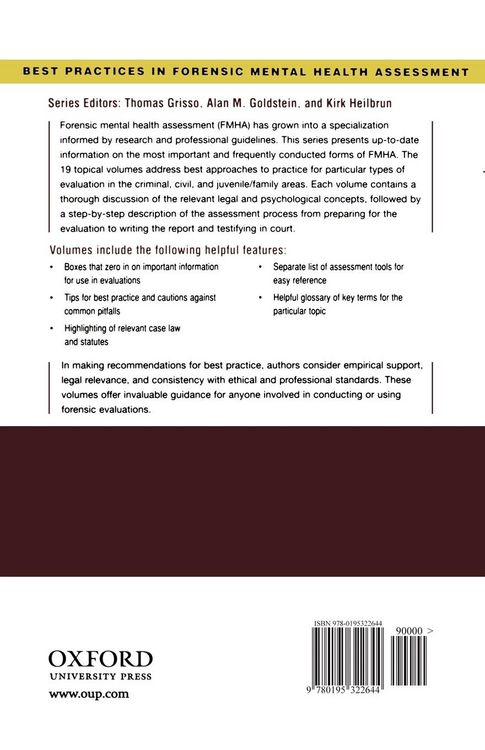 Produktbild: Evaluation of Sexually Violent Predators