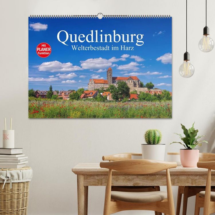 Produktbild: Quedlinburg - Welterbestadt im Harz (Wandkalender 2026 DIN A2 quer), CALVENDO Monatskalender