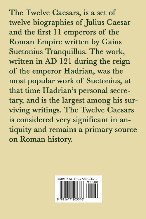 Produktbild: The Lives of the Twelve Caesars -Grammarians, Rhetoricians and Poets-