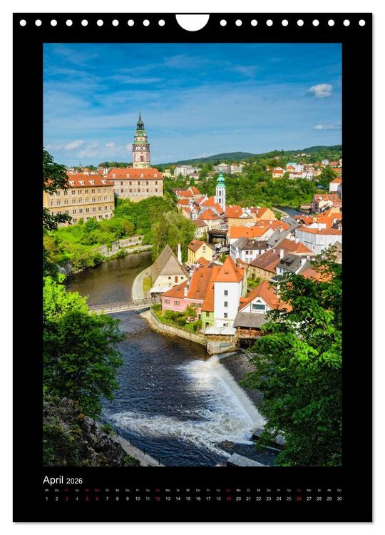 Produktbild: Cesky Krumlov Krumau (Wandkalender 2026 DIN A4 hoch), CALVENDO Monatskalender
