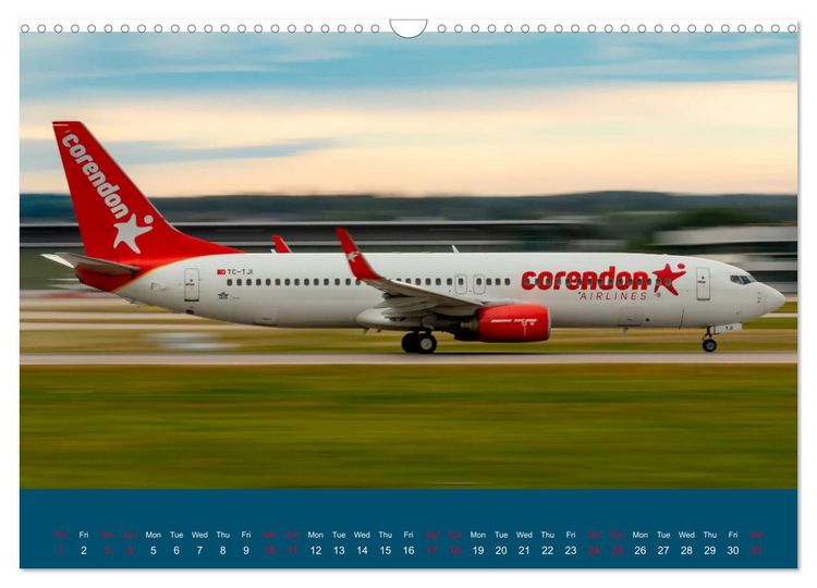 Produktbild: Panning Aviation Photography (Wall Calendar 2026 DIN A3 landscape), CALVENDO 12 Month Wall Calendar