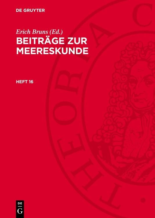 Produktbild: Beitr&auml;ge zur Meereskunde. Heft 16
