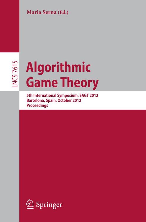 Produktbild: Algorithmic Game Theory