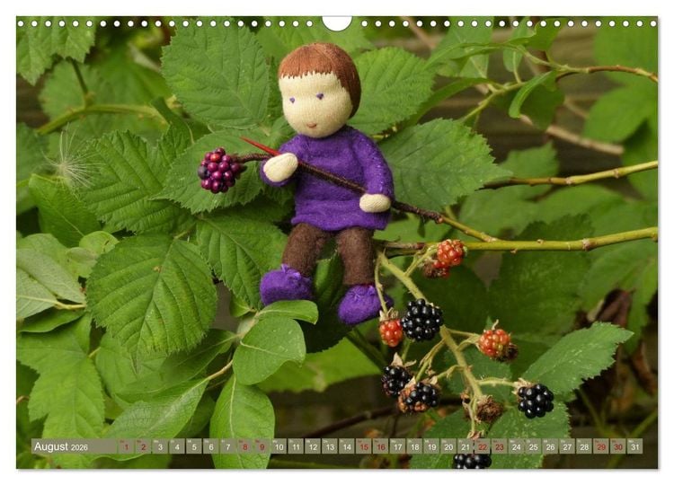 Produktbild: Zu Besuch bei den Wurzelkindern und anderen kleinen Leuten (Wandkalender 2026 DIN A3 quer), CALVENDO Monatskalender