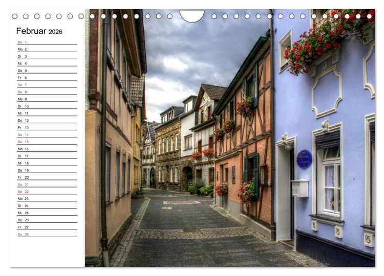 Produktbild: Die sch&ouml;nsten Orte der Eifel - Ahrweiler (Wandkalender 2026 DIN A4 quer), CALVENDO Monatskalender