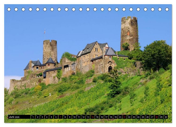 Produktbild: Entlang der Mosel (Tischkalender 2026 DIN A5 quer), CALVENDO Monatskalender