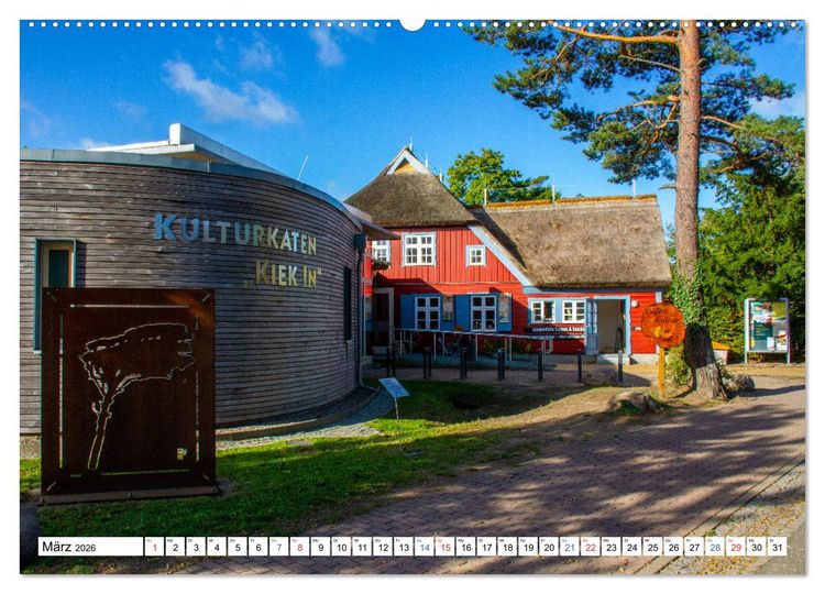 Produktbild: Prerow auf dem Dar&szlig; - Sehnsuchtsort an der Ostsee (hochwertiger Premium Wandkalender 2026 DIN A2 quer), Kunstdruck in Hochglanz