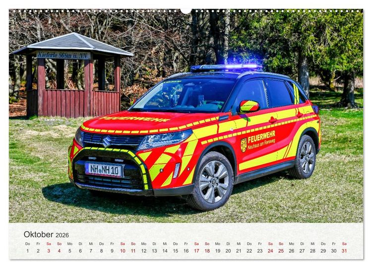 Produktbild: Einsatzfahrzeuge 112 (hochwertiger Premium Wandkalender 2026 DIN A2 quer), Kunstdruck in Hochglanz