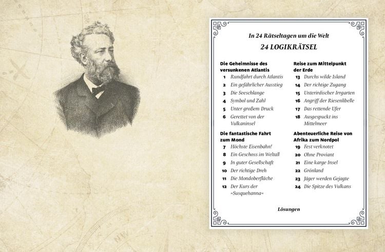 Produktbild: Jules Verne Adventskalender der Logikr&auml;tsel