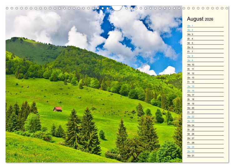 Produktbild: Slowakei - Abseits der Hohen Tatra (Wandkalender 2026 DIN A3 quer), CALVENDO Monatskalender