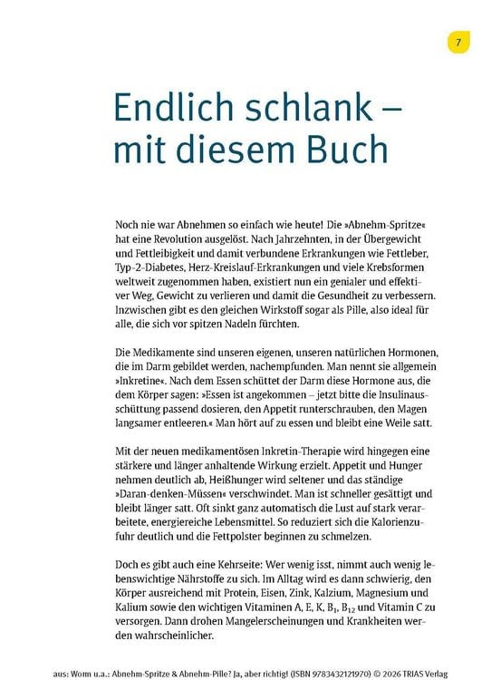 Produktbild: Abnehm-Spritze & Abnehm-Pille? Ja, aber richtig!