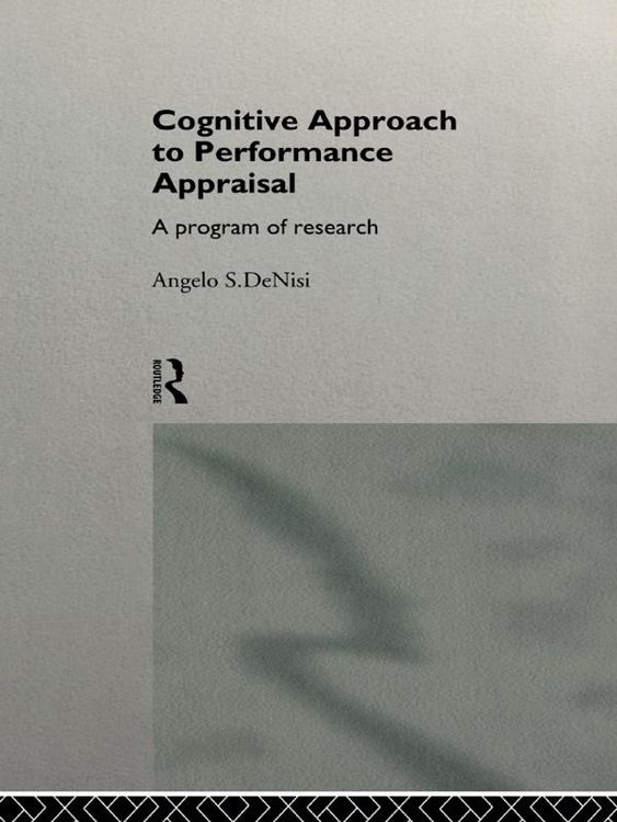 Produktbild: A Cognitive Approach to Performance Appraisal