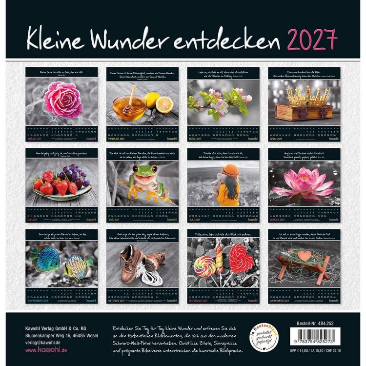 Produktbild: Kleine Wunder entdecken 2027