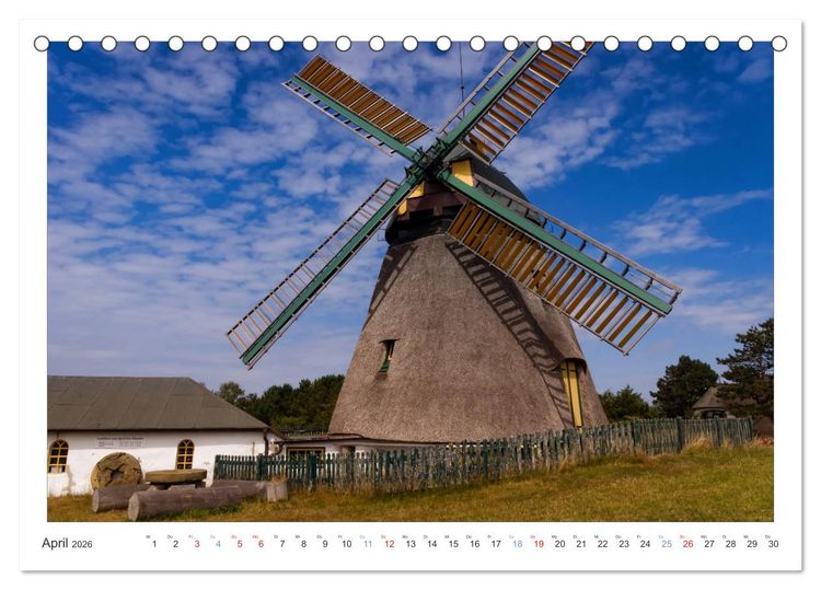 Produktbild: Impressionen der Nordseeinsel Amrum (Tischkalender 2026 DIN A5 quer), CALVENDO Monatskalender