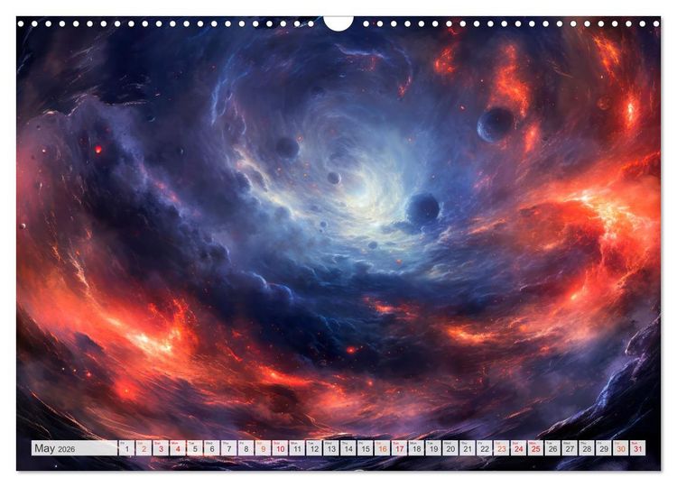 Produktbild: SCIENCE FICTION Life on distant planets (Wall Calendar 2026 DIN A3 landscape), CALVENDO 12 Month Wall Calendar