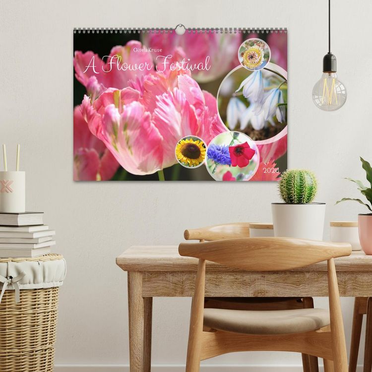 Produktbild: A Flower Festival (Wall Calendar 2026 DIN A3 landscape), CALVENDO 12 Month Wall Calendar