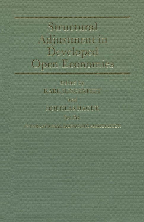 Produktbild: Structural Adjustment in Developed Open Economies