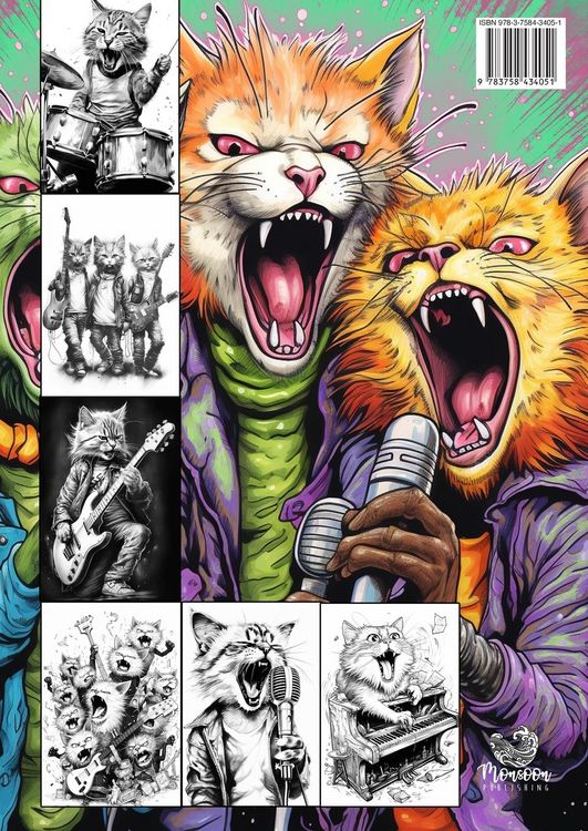 Produktbild: Catstars live on Stage Malbuch f&uuml;r Erwachsene