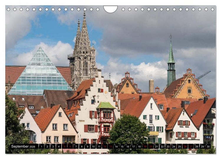 Produktbild: Ulm (Wandkalender 2026 DIN A4 quer), CALVENDO Monatskalender